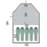 Pinguin Campus 5 Telt, Green, 5 Steder