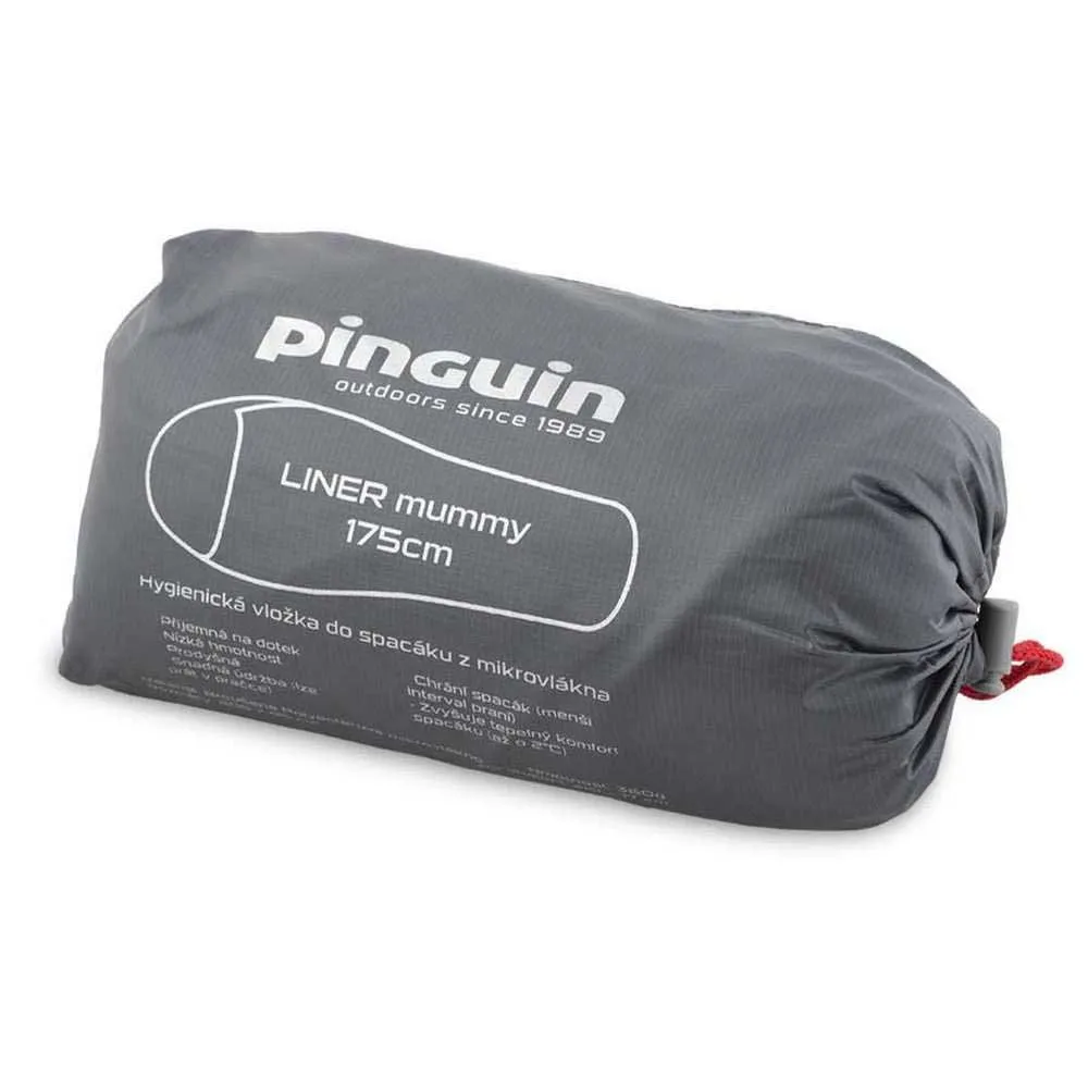 Pinguin Liner Mummy 175 Cm Bivibag, Grey