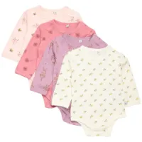 Pippi Ao-printed 4 Pack Langarmet Body