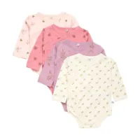 Pippi Wrap Ao Printed Langarmet Body 4 Enheter