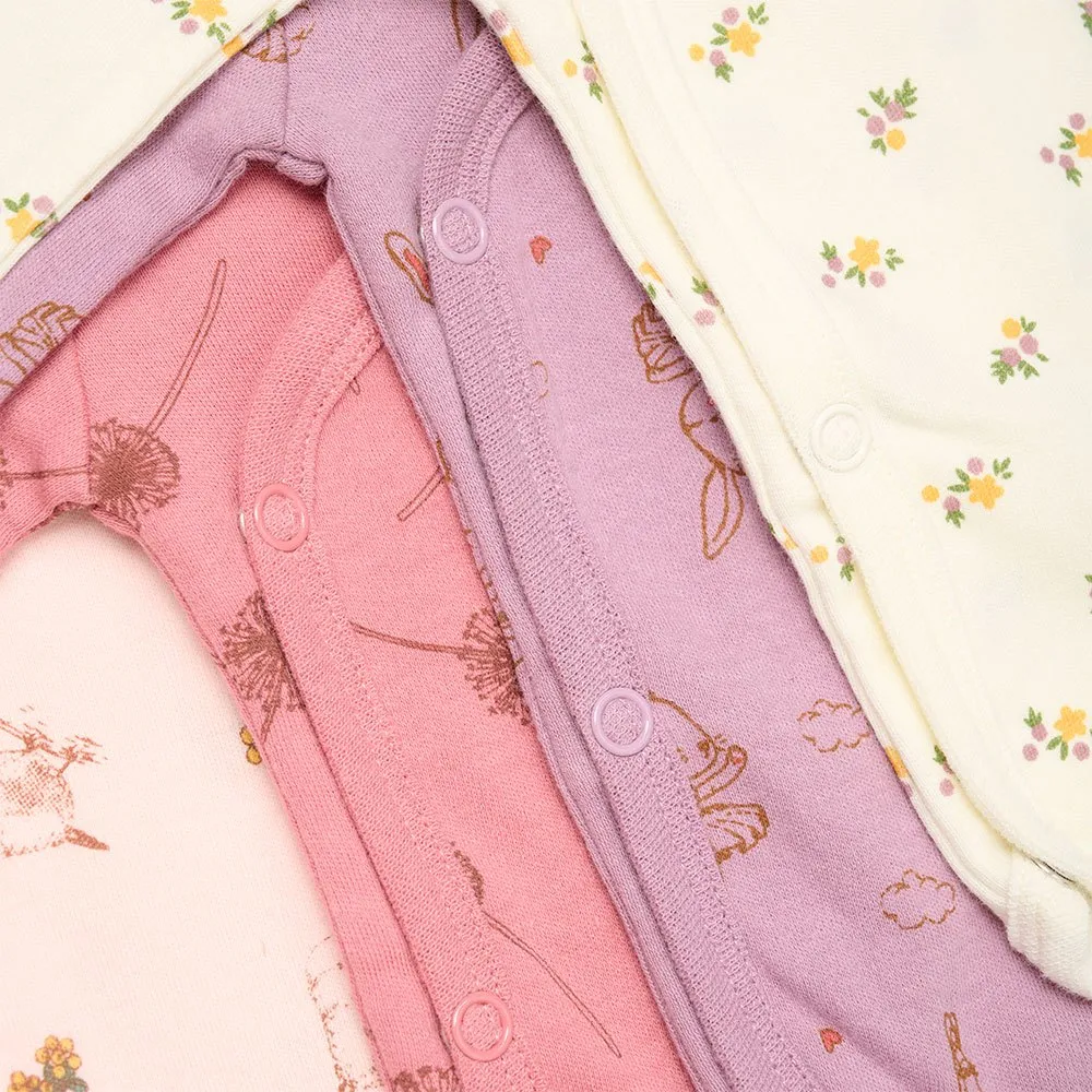 Pippi Wrap Ao Printed Langarmet Body 4 Enheter