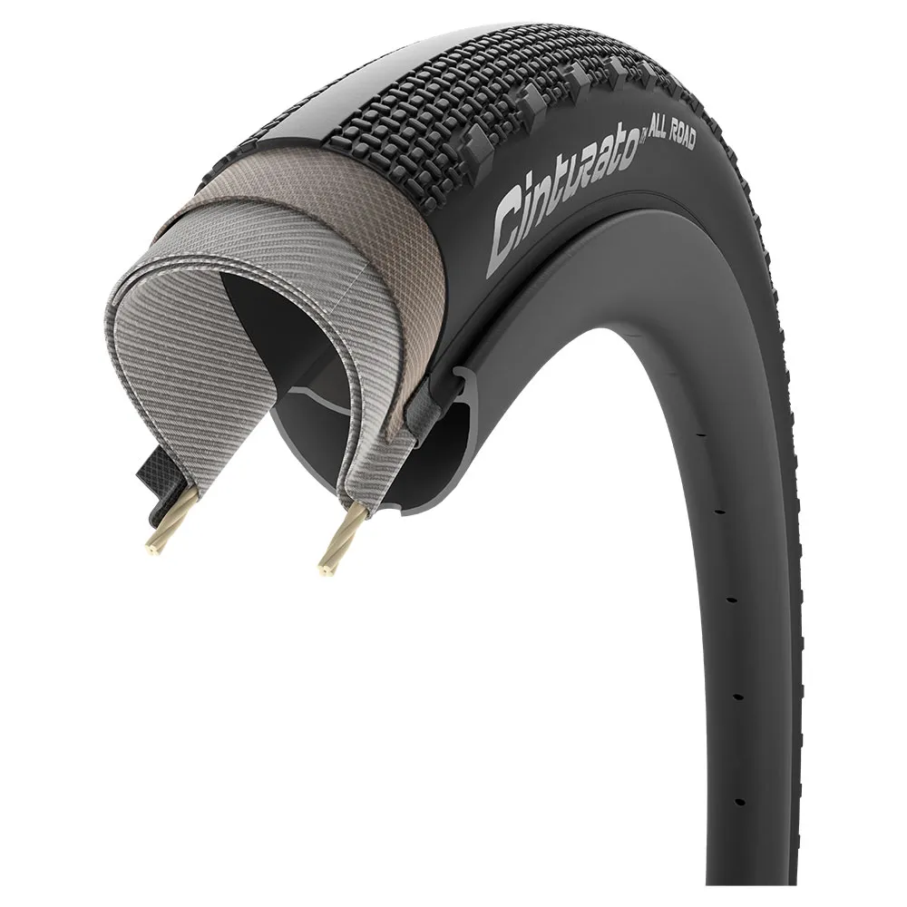 Pirelli Cinturato™ All Road 60 Tpi Tubeless 700 X 50 Graveldekk, Black, 700 x 50, Sykkeldekk Pirelli Cinturato™ All Road 60 Tpi Tubeless 700 X 50 Graveldekk, Black, 700 x 50, Sykkeldekk