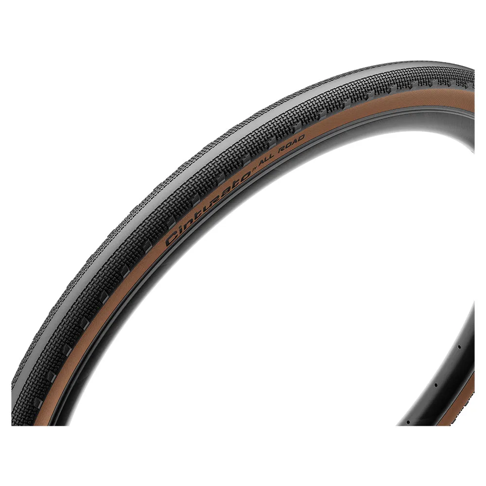Pirelli Cinturato™ All Road Classic 60 Tpi Tubeless 700 X 50 Graveldekk, Black / tan, 700 x 50, Sykkeldekk Pirelli Cinturato™ All Road Classic 60 Tpi Tubeless 700 X 50 Graveldekk, Black / tan, 700 x 50, Sykkeldekk