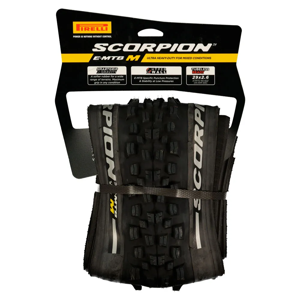 Pirelli Scorpion™ E-bike M Tubeless 29´´ X 2.60 Mtb-dekk Refurbished, Black, 29" x 2.60, Sykkeldekk