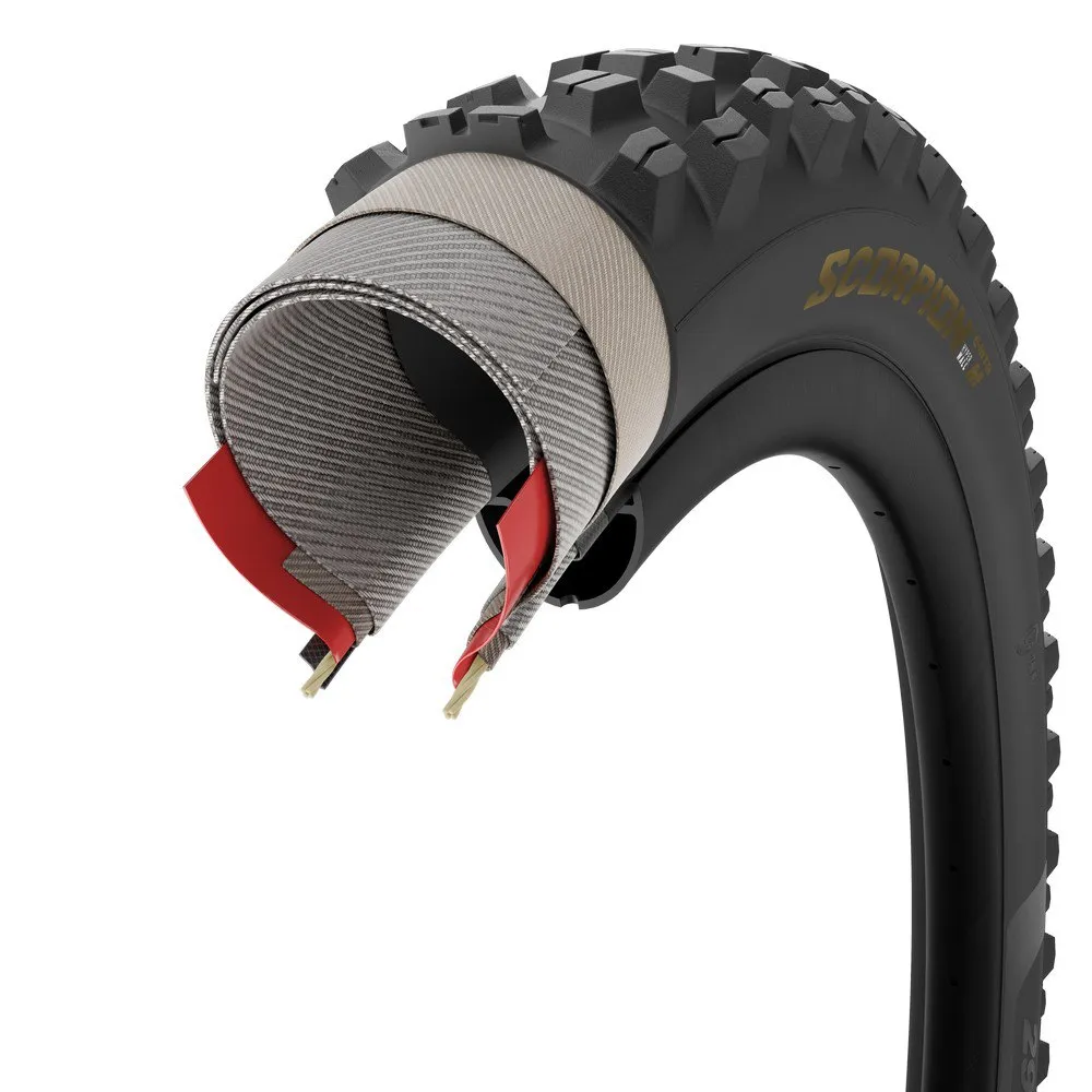 Pirelli Scorpion™ E-mtb M Tubeless 27.5´´ X 2.6 Mtb-dekk, Gold label, 27.5" x 2.60, Sykkeldekk Pirelli Scorpion™ E-mtb M Tubeless 27.5´´ X 2.6 Mtb-dekk, Gold label, 27.5" x 2.60, Sykkeldekk