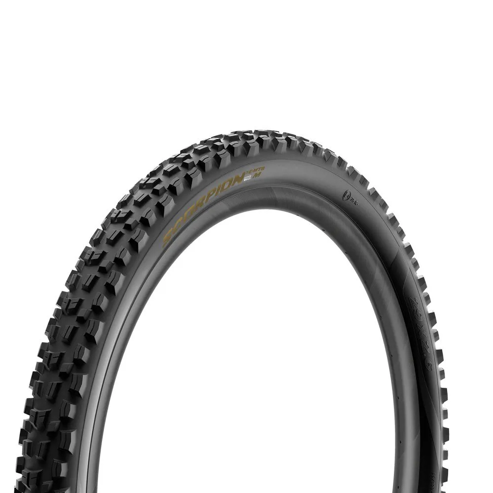 Pirelli Scorpion™ E-mtb M Tubeless 27.5´´ X 2.6 Mtb-dekk, Gold label, 27.5" x 2.60, Sykkeldekk Pirelli Scorpion™ E-mtb M Tubeless 27.5´´ X 2.6 Mtb-dekk, Gold label, 27.5" x 2.60, Sykkeldekk