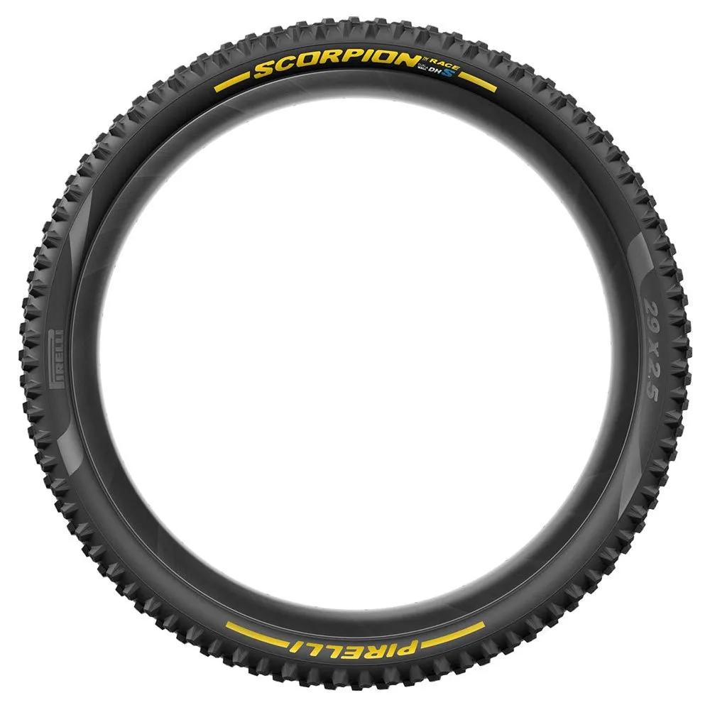 Pirelli Scorpion™ Race Dh S Tubeless 29´´ X 2.50 Mtb-dekk, Black / yellow, 29" x 2.50, Sykkeldekk