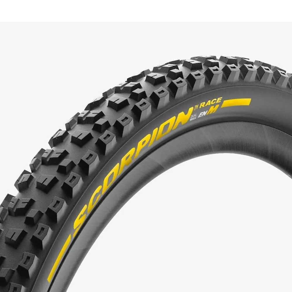 Pirelli Scorpion Race Enduro M 60 Tpi Tubeless 27.5´´ X 2.5 Mtb-dekk, Black / yellow label, 27.5" x 2.5, Sykkeldekk Pirelli Scorpion Race Enduro M 60 Tpi Tubeless 27.5´´ X 2.5 Mtb-dekk, Black / yellow label, 27.5" x 2.5, Sykkeldekk