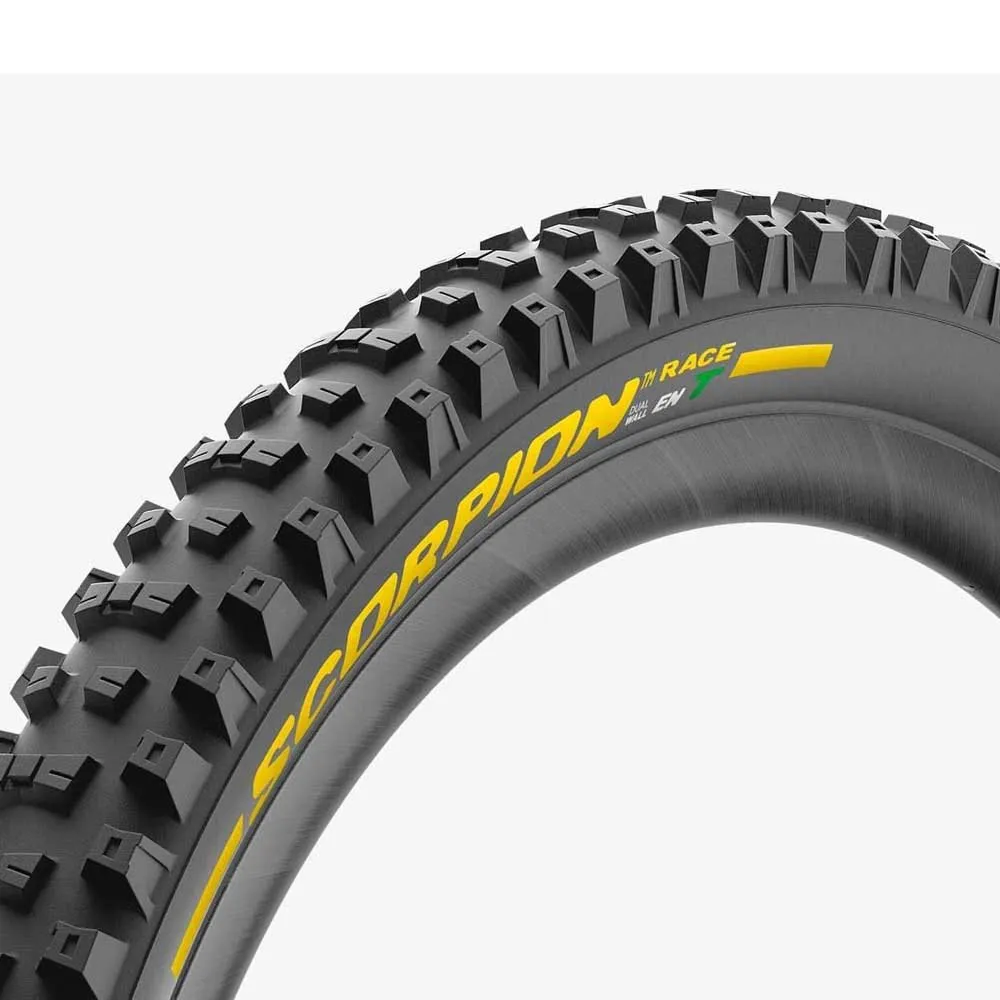 Pirelli Scorpion Race Enduro T 60 Tpi Tubeless 29´´ X 2.5 Mtb-dekk, Black / yellow label, 29" x 2.5, Sykkeldekk Pirelli Scorpion Race Enduro T 60 Tpi Tubeless 29´´ X 2.5 Mtb-dekk, Black / yellow label, 29" x 2.5, Sykkeldekk