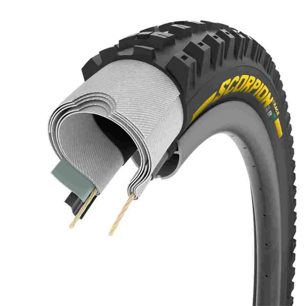 Pirelli Scorpion™ Race Enduro T Tubeless 27.5´´ X 2.50 Mtb-dekk, Black / yellow, 27.5" x 2.50, Sykkeldekk