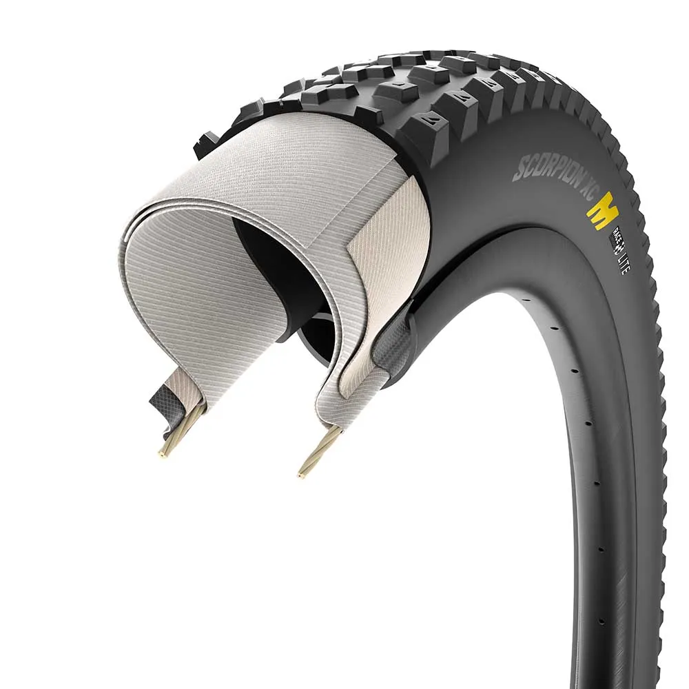 Pirelli Scorpion™ Race Xc M Lite 120tpi Tubeless 29´´ X 2.4 Mtb-dekk, Black / silver, 29" x 2.4, Sykkeldekk Pirelli Scorpion™ Race Xc M Lite 120tpi Tubeless 29´´ X 2.4 Mtb-dekk, Black / silver, 29" x 2.4, Sykkeldekk