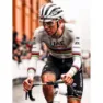 Pissei Replica World Champion Tadej Pogacar 2024 Uae Team Emirates Kort Ermet Trøye
