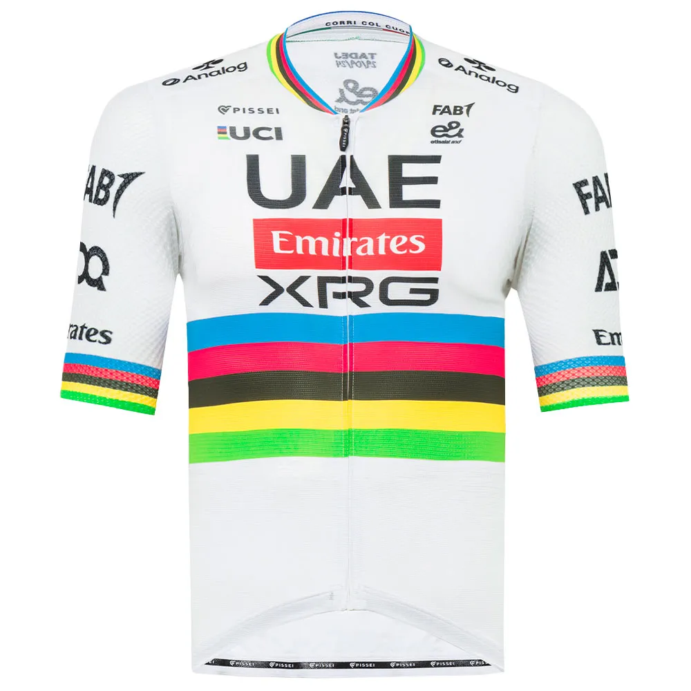 Pissei Tadej Pogacar 2025 World Champ Magistrale Official Kort Ermet Trøye, Tadej pogacar 2025 Pissei Tadej Pogacar 2025 World Champ Magistrale Official Kort Ermet Trøye, Tadej pogacar 2025