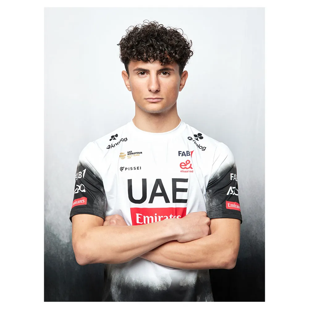 Pissei Uae Team Emirates 2025 Kortarmet T-skjorte
