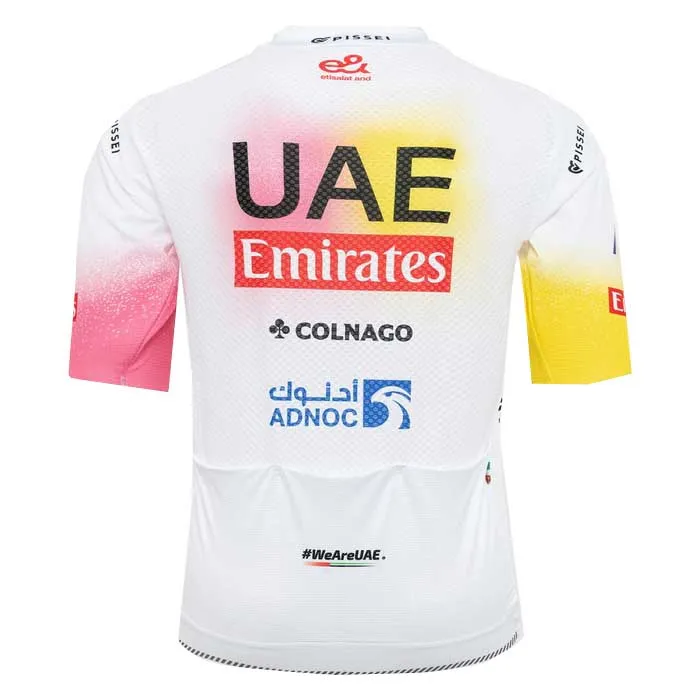 Pissei Uae Team Emirates Replica Giro+tour Kort Ermet Trøye Pissei Uae Team Emirates Replica Giro+tour Kort Ermet Trøye