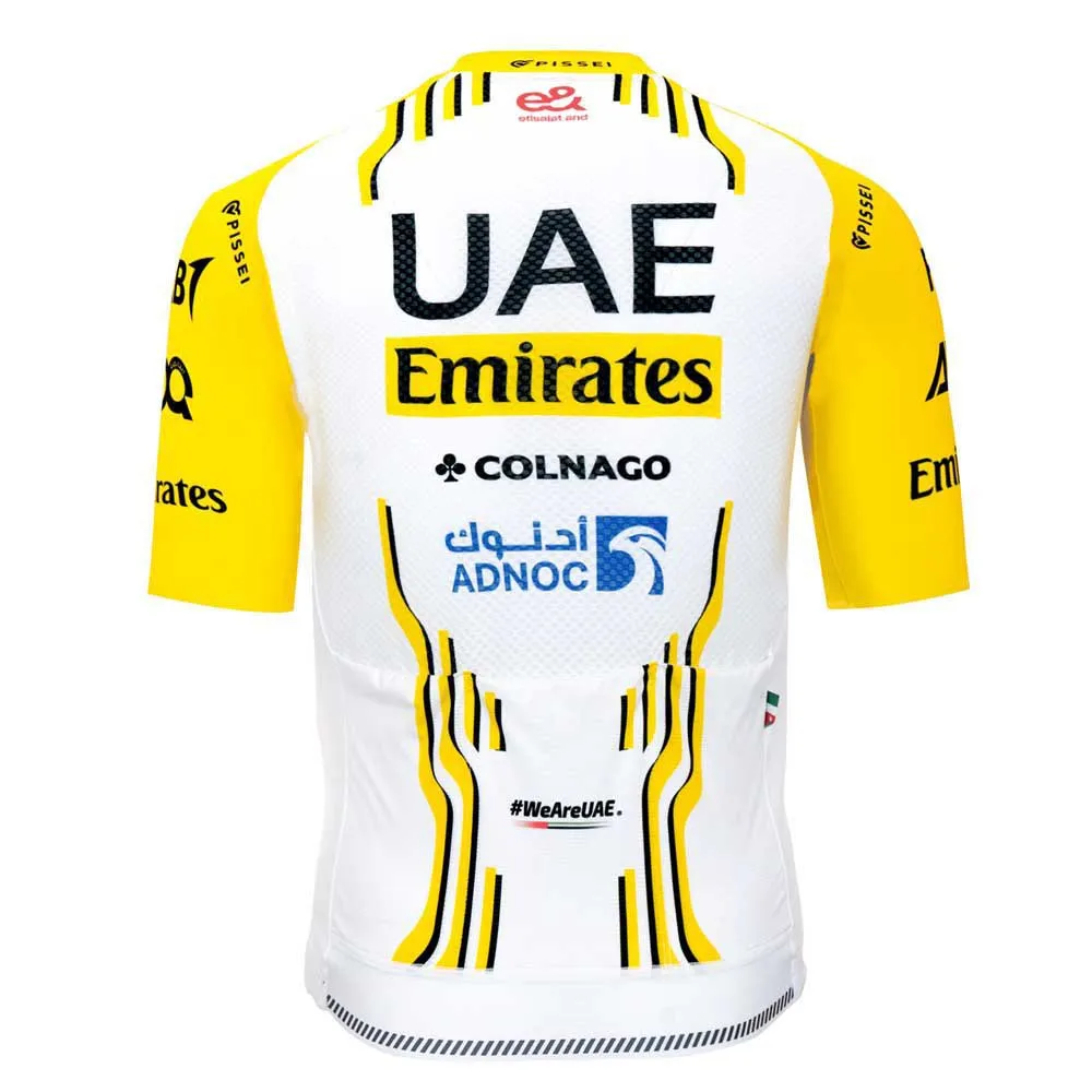 Pissei Uae Team Emirates - Tour De France 2024 Replica Kort Ermet Trøye