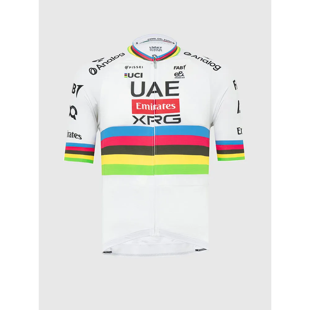 Pissei Uae Team Emirates-xrg 2025 Magistrale Official Kort Ermet Trøye