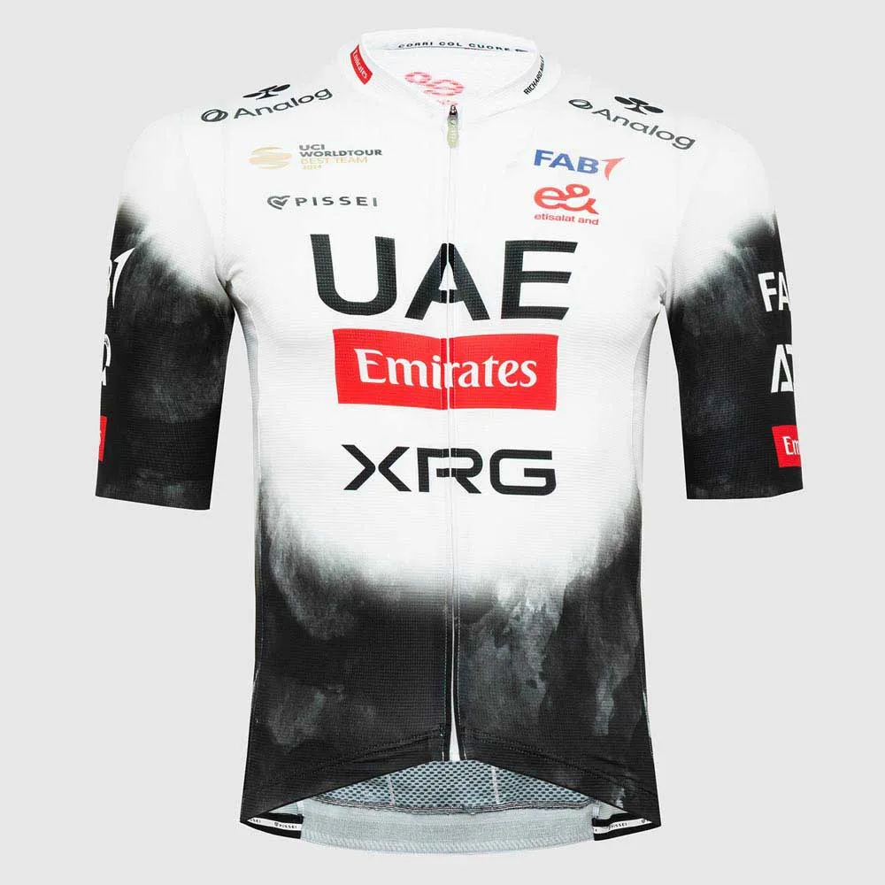 Pissei Uae Team Emirates-xrg 2025 Replica Kort Ermet Trøye