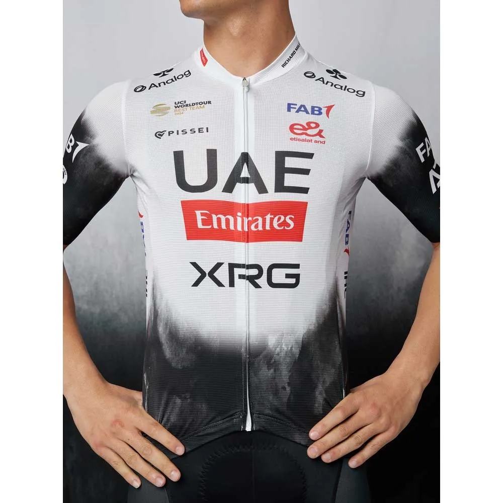 Pissei Uae Team Emirates-xrg 2025 Replica Kort Ermet Trøye
