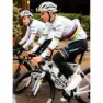 Pissei World Champion Tadej Pogacar 2025 Replica Langermet Trøye, Tadej pogacar 2025
