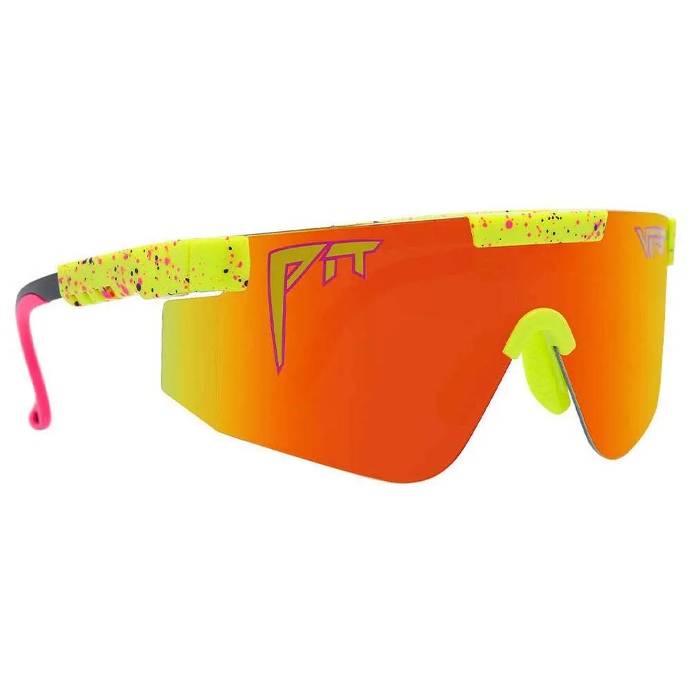 Pit Viper The 2000´s 1993 Solbriller, Yellow, Rainbow Mirror/CAT3 Pit Viper The 2000´s 1993 Solbriller, Yellow, Rainbow Mirror/CAT3
