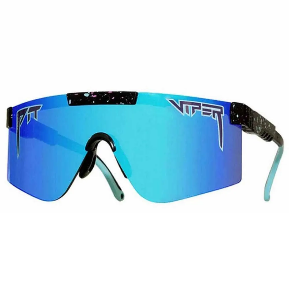Pit Viper The 2000´s Hail Sagan Polariserte Solbriller, Black / turquoise, Blue Mirror/CAT3 Pit Viper The 2000´s Hail Sagan Polariserte Solbriller, Black / turquoise, Blue Mirror/CAT3