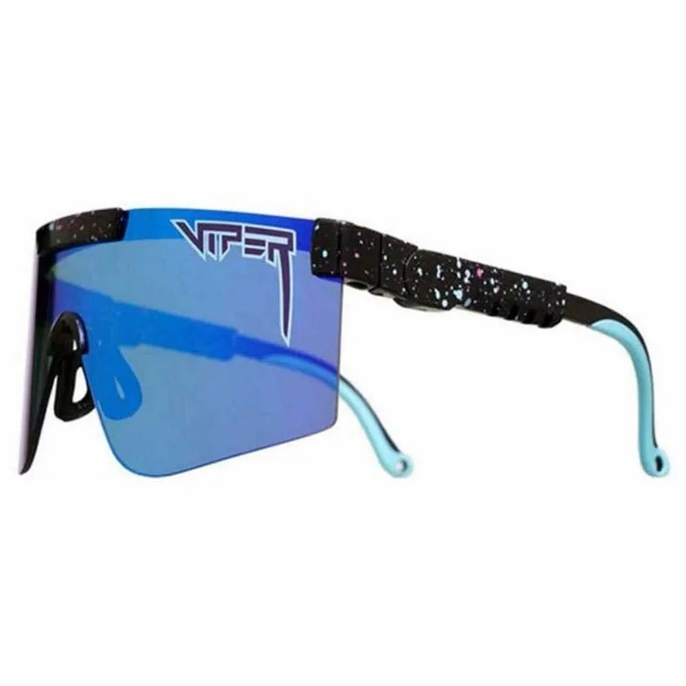 Pit Viper The 2000´s Hail Sagan Polariserte Solbriller, Black / turquoise, Blue Mirror/CAT3 Pit Viper The 2000´s Hail Sagan Polariserte Solbriller, Black / turquoise, Blue Mirror/CAT3