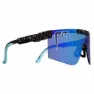 Pit Viper The 2000´s Hail Sagan Polariserte Solbriller, Black / turquoise, Blue Mirror/CAT3