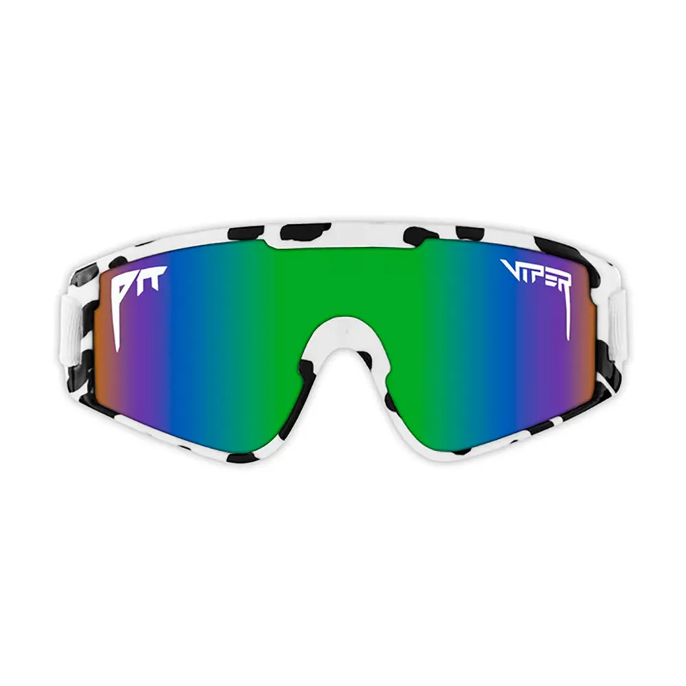 Pit Viper The Cowabunga Solbriller, Blue-green revo polycarbonate monolens Pit Viper The Cowabunga Solbriller, Blue-green revo polycarbonate monolens