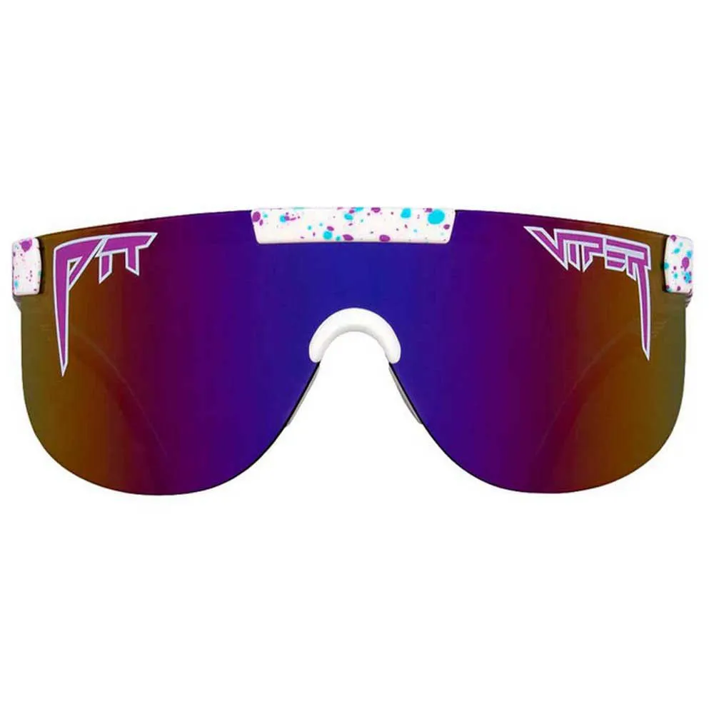 Pit Viper The Elipticals Jet Ski Solbriller, White / turquoise, Rainbow Mirror/CAT3 Pit Viper The Elipticals Jet Ski Solbriller, White / turquoise, Rainbow Mirror/CAT3