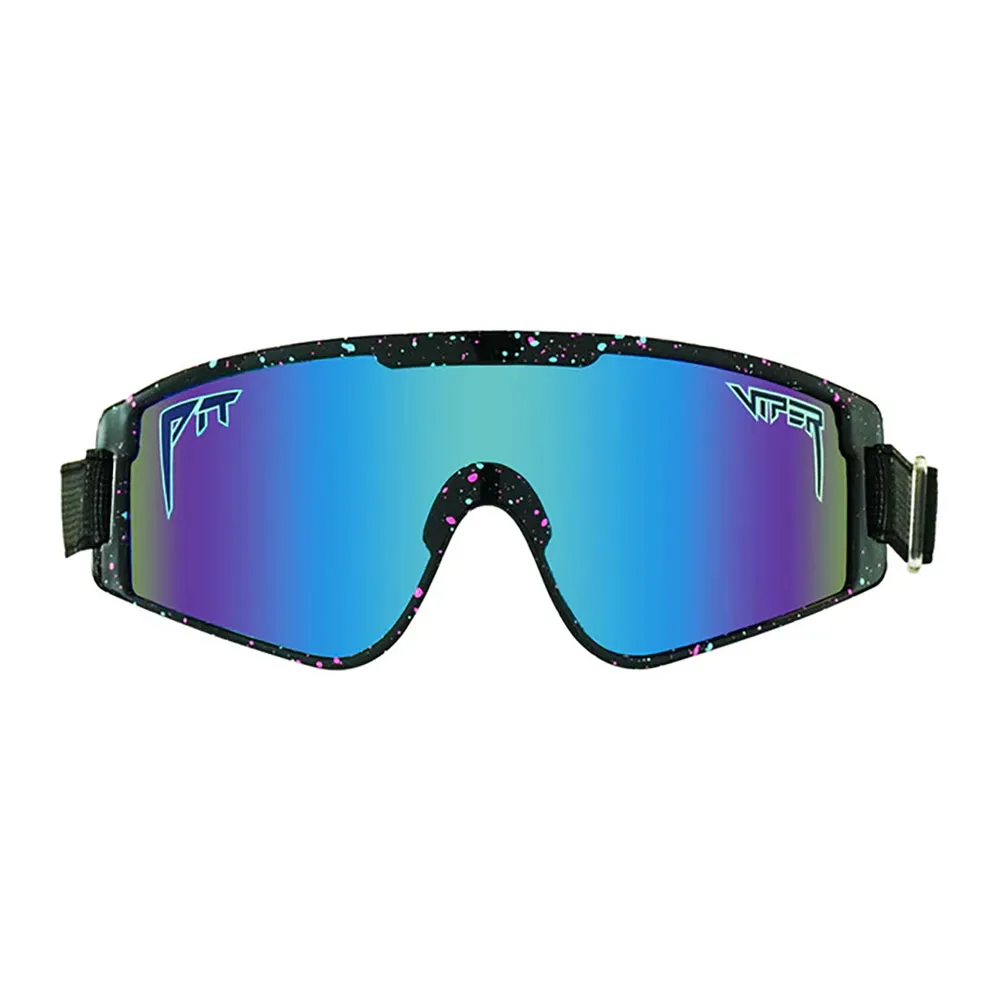Pit Viper The Hail Sagan Solbriller, Blue polycarbonate monolens