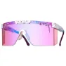 Pit Viper The Intimidators Jet Ski Climax Solbriller, White / turquoise, Clear Purple/CAT2