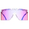 Pit Viper The Intimidators Jet Ski Climax Solbriller, White / turquoise, Clear Purple/CAT2