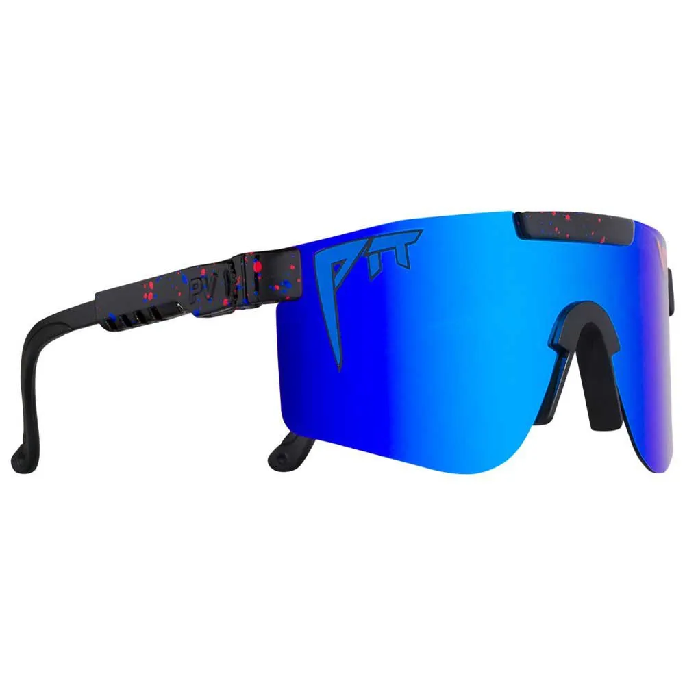 Pit Viper The Originals Absolute Liberty Polariserte Solbriller, Black, Blue/CAT3