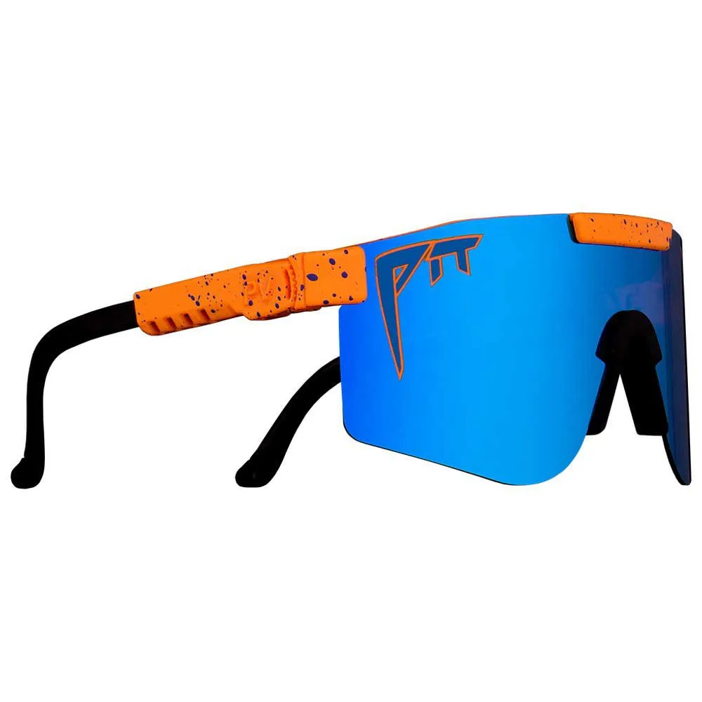 Pit Viper The Originals Crush Solbriller, Orange / black, Blue Mirror/CAT3 Pit Viper The Originals Crush Solbriller, Orange / black, Blue Mirror/CAT3