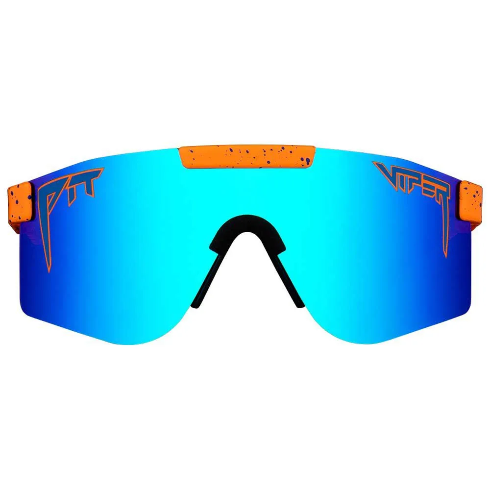 Pit Viper The Originals Crush Solbriller, Orange / black, Blue Mirror/CAT3 Pit Viper The Originals Crush Solbriller, Orange / black, Blue Mirror/CAT3