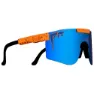 Pit Viper The Originals Crush Solbriller, Orange / black, Blue Mirror/CAT3