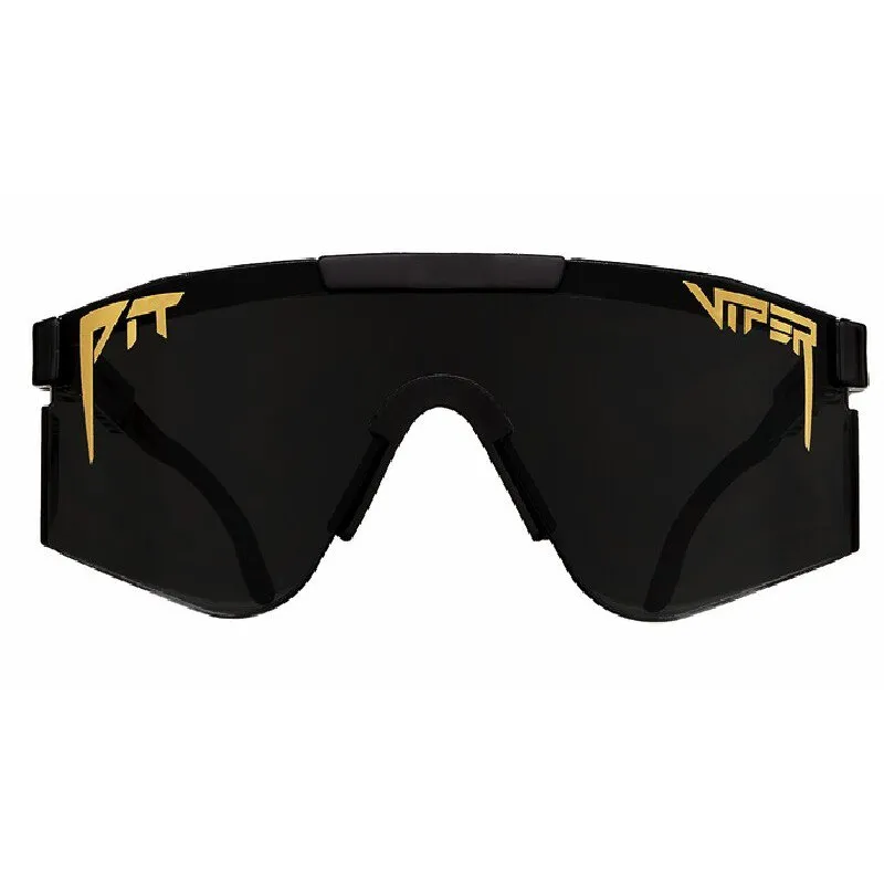 Pit Viper The Originals Double Wides Exec Solbriller, Black, Black Mirror/CAT3 Pit Viper The Originals Double Wides Exec Solbriller, Black, Black Mirror/CAT3