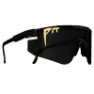 Pit Viper The Originals Double Wides Exec Solbriller, Black, Black Mirror/CAT3