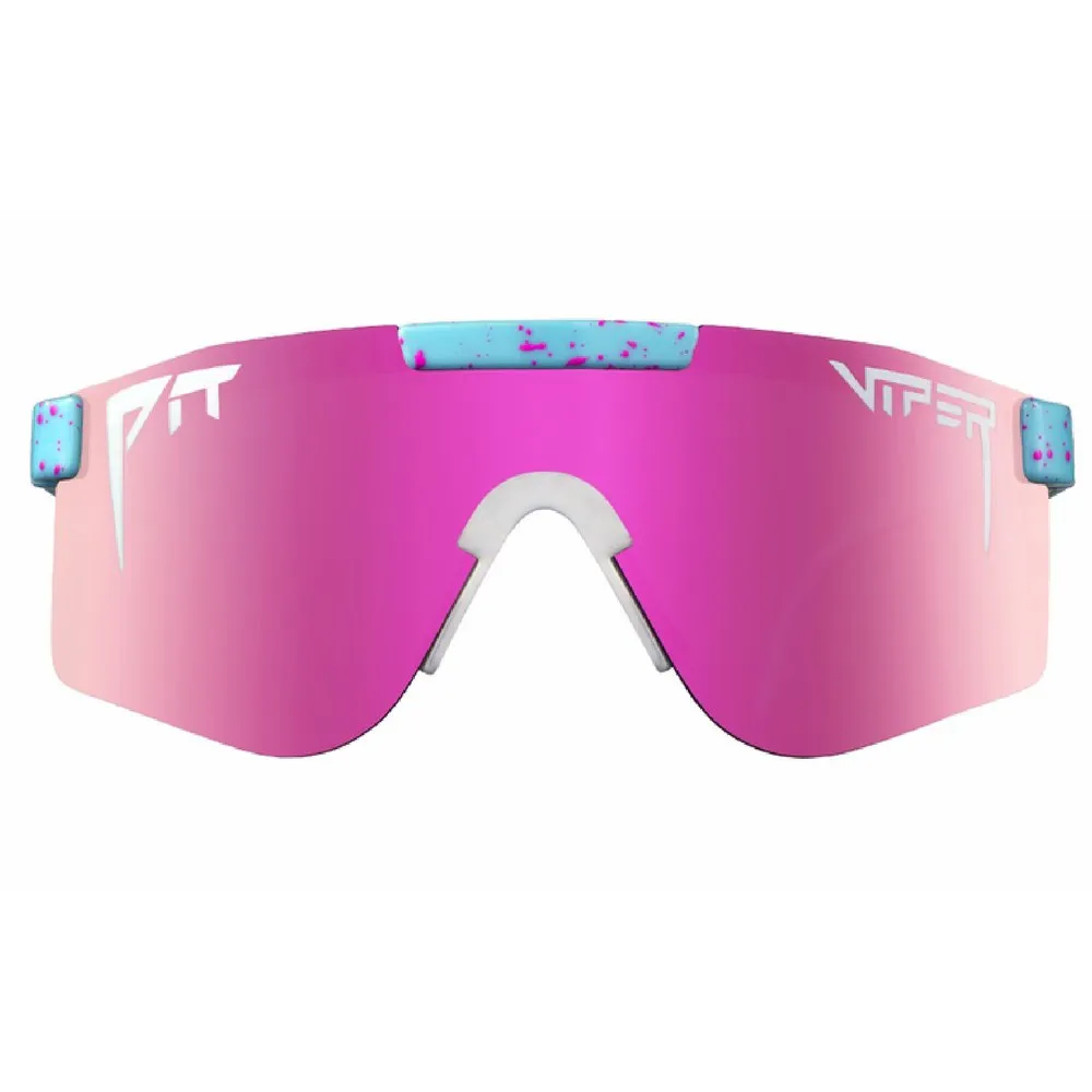 Pit Viper The Originals Double Wides Gobby Polariserte Solbriller, Blue / white, Pink/CAT3