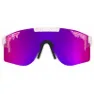 Pit Viper The Originals Double Wides Labrights Polariserte Solbriller, White / black, Purple Mirror/CAT3