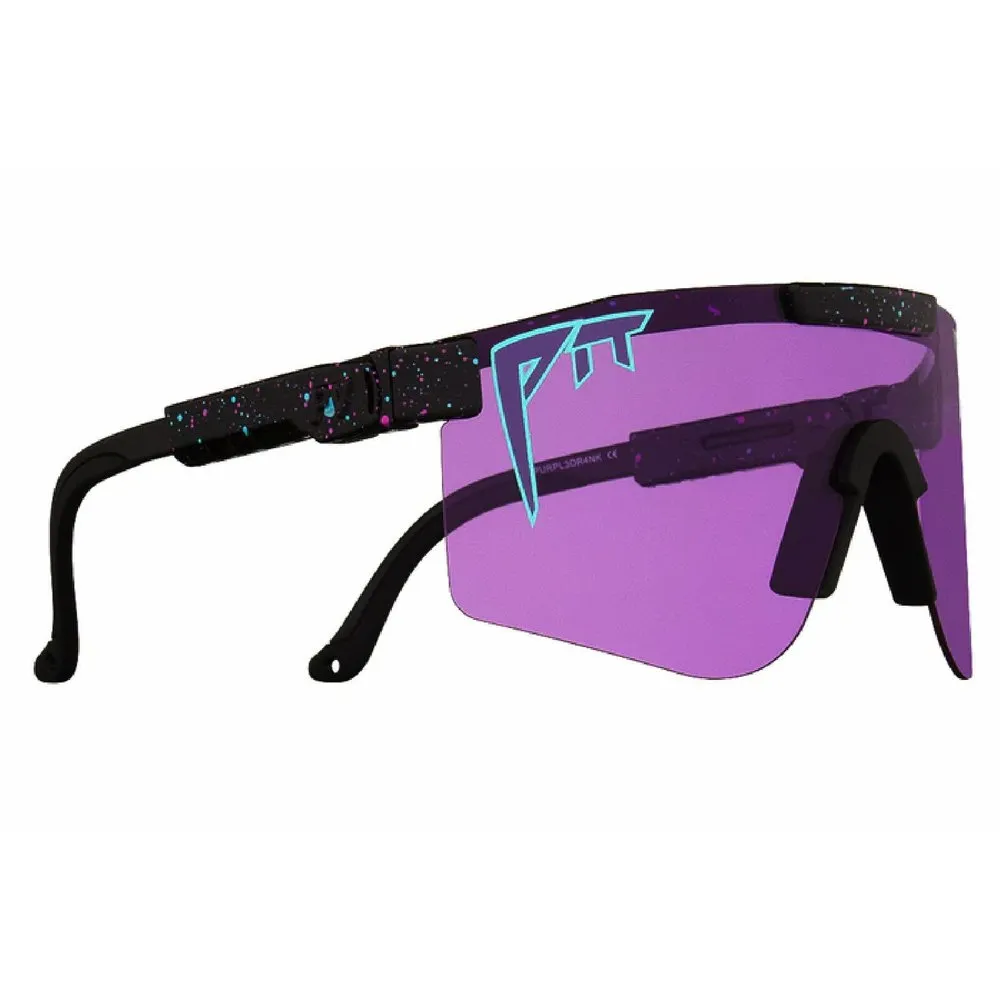 Pit Viper The Originals Double Wides Purple Reign Solbriller, Black, Clear Purple/CAT2 Pit Viper The Originals Double Wides Purple Reign Solbriller, Black, Clear Purple/CAT2