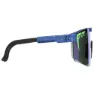 Pit Viper The Originals Lenoardo Solbriller, Blue, Blue Green Mirror/CAT3