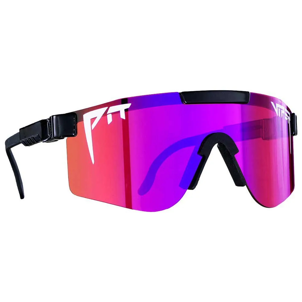 Pit Viper The Originals Mud Slinger Solbriller, Black, Pink Mirror/CAT3 Pit Viper The Originals Mud Slinger Solbriller, Black, Pink Mirror/CAT3