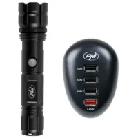 PNI Adventure F10 Lommelykt Med Hc41 Usb-lader