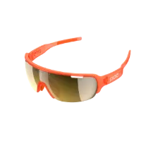 POC Half Blade Sykkelbriller Fluorescent Orange Translucent Clarity Gold Mirror POC Half Blade Sykkelbriller Fluorescent Orange Translucent Clarity Gold Mirror