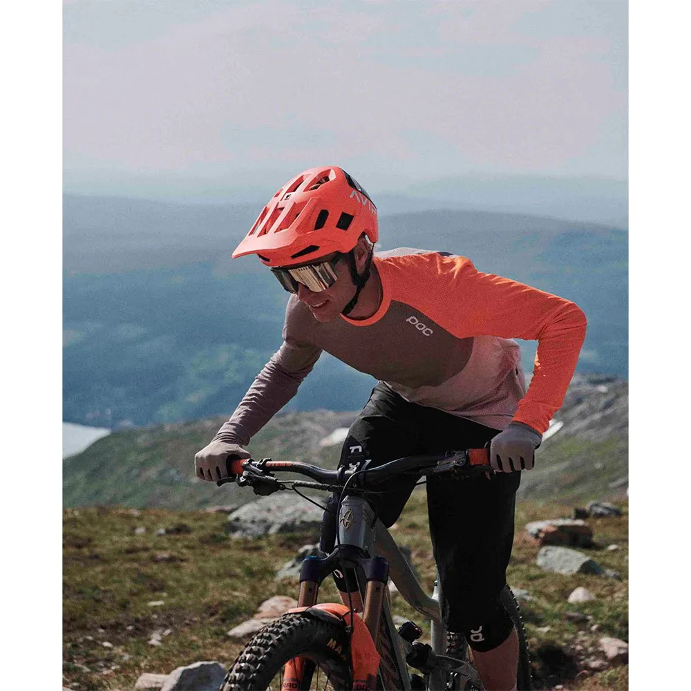 POC Kortal Race Mips Mtb-hjelm Refurbished, Fluorescent orange avip / uranium black matt