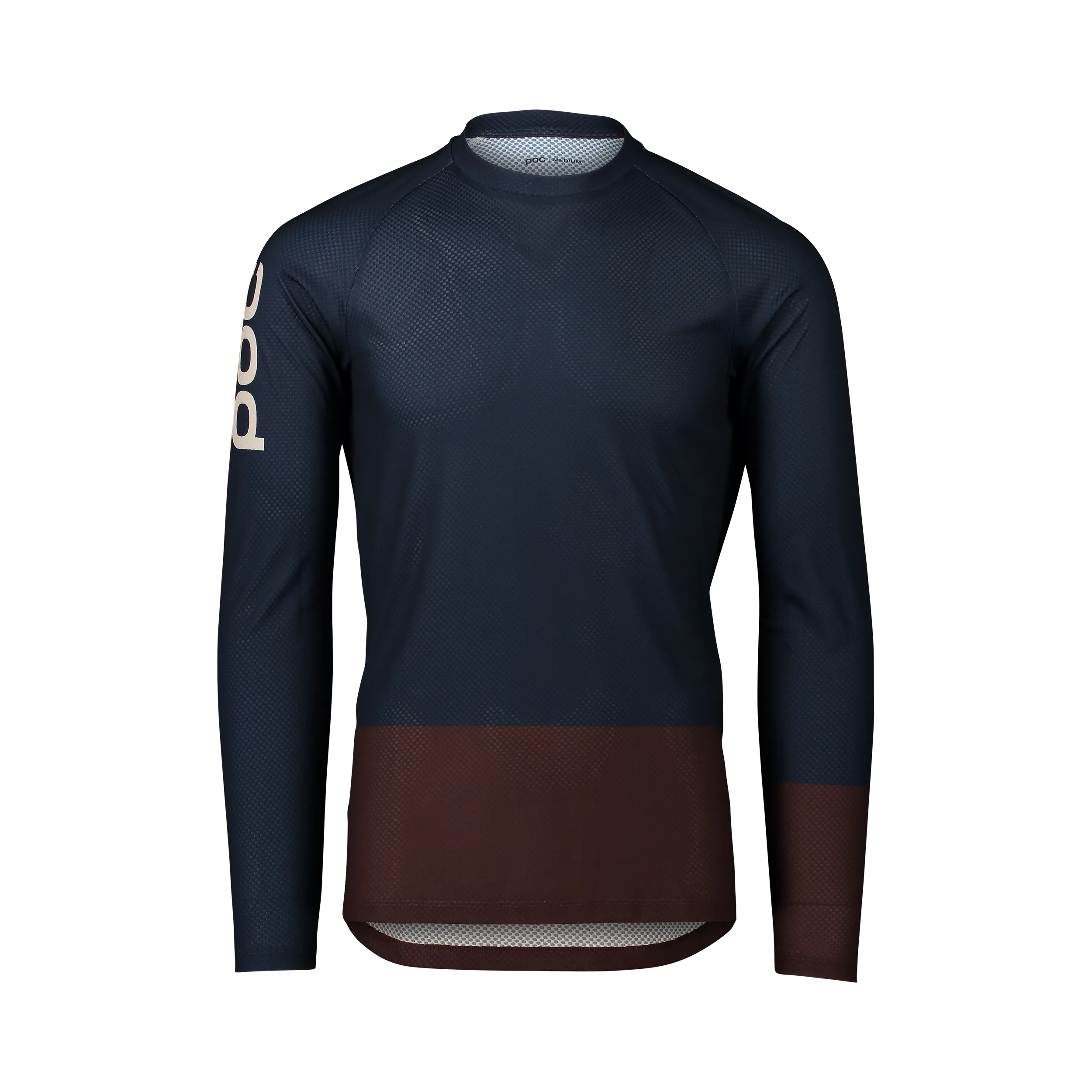POC MTB Pure LS Turmaline Navy/Anxinite Brown Sykkeltrøye