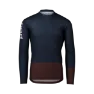 POC MTB Pure LS Turmaline Navy/Anxinite Brown Sykkeltrøye