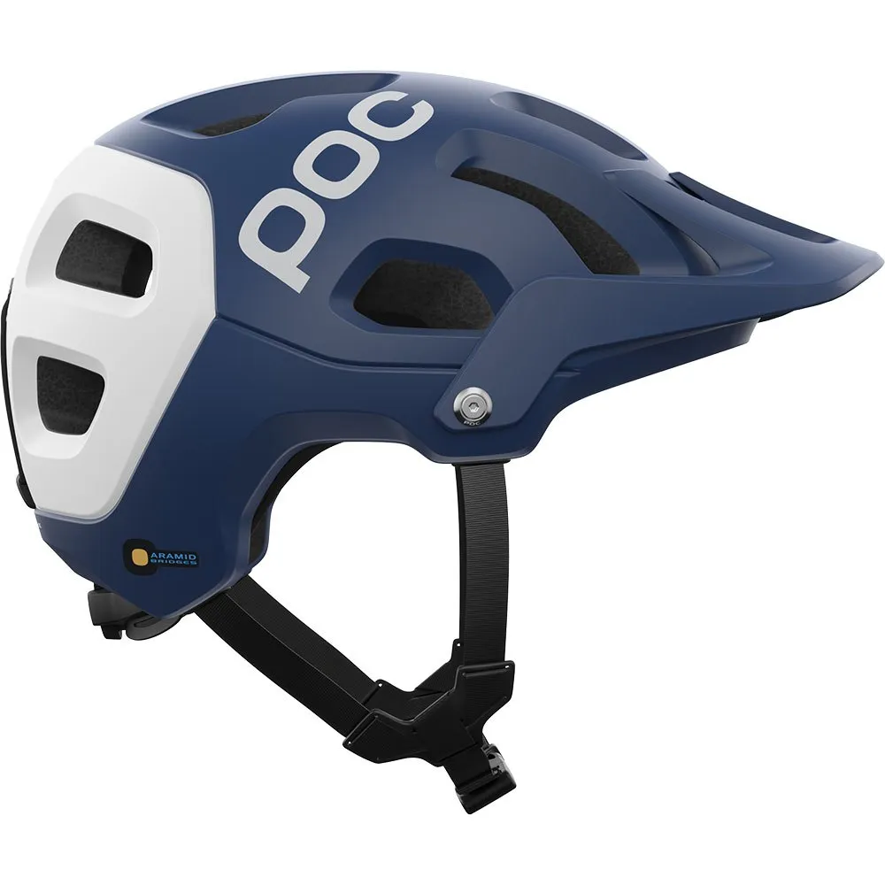 POC Tectal Race Mips Mtb-hjelm Refurbished, Lead blue / hydrogen white matt POC Tectal Race Mips Mtb-hjelm Refurbished, Lead blue / hydrogen white matt